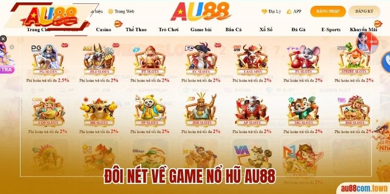 Game nổ hũ AU88 được đánh giá cao năm 2025 