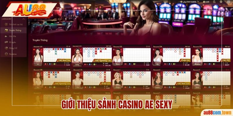 Sảnh casino AE Sexy AU88 và những điểm đặc biệt