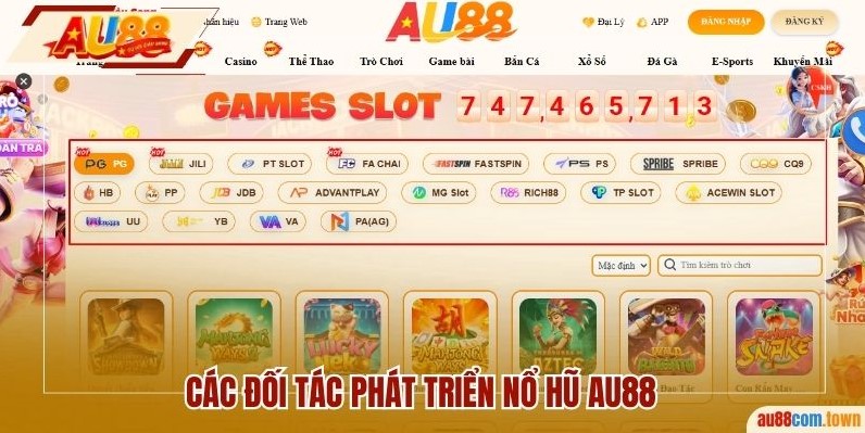 Top các đối tác phát triển hàng đầu tại AU88 