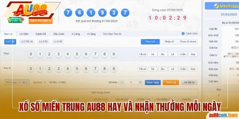 Xổ số miền Trung AU88
